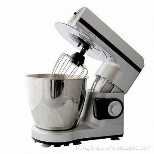 1,000W Stand Mixer with 7L Stainless Steel Bowl and Steep-less Speed Switch and Pasta Maker